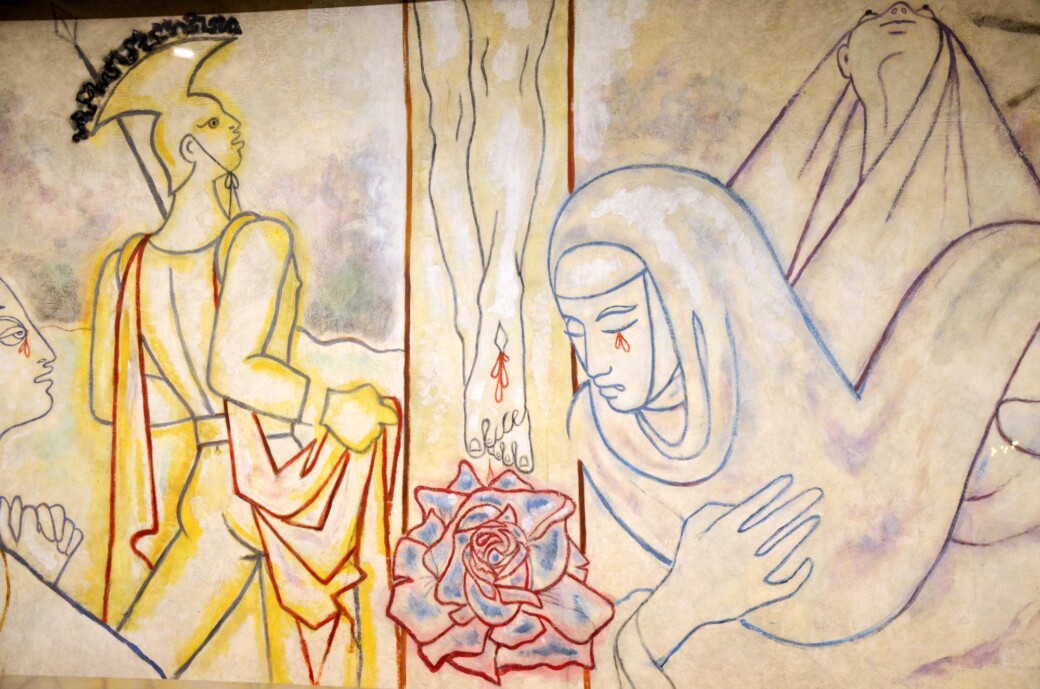 Fresque de Jean Cocteau