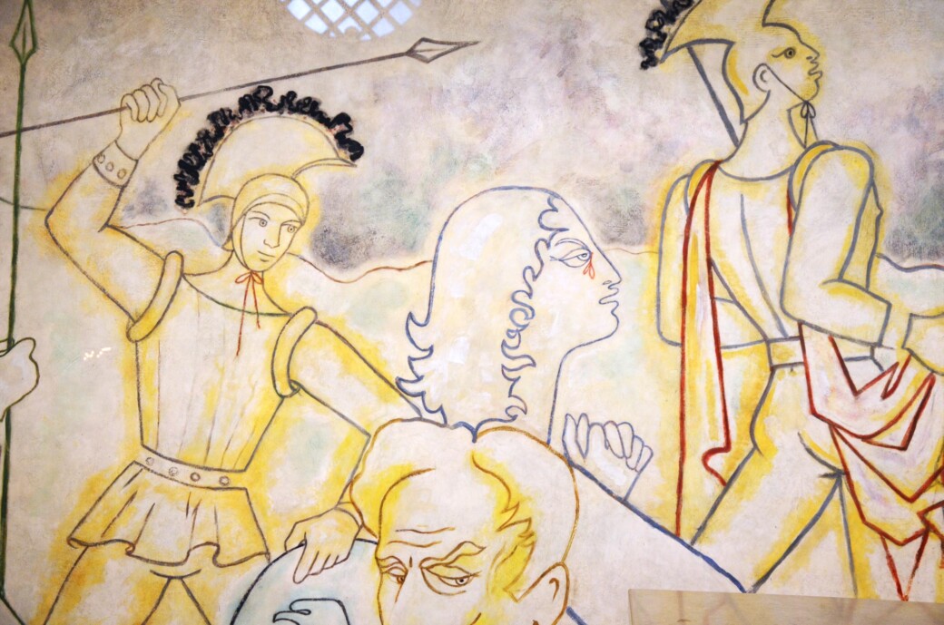 Fresque de Jean Cocteau