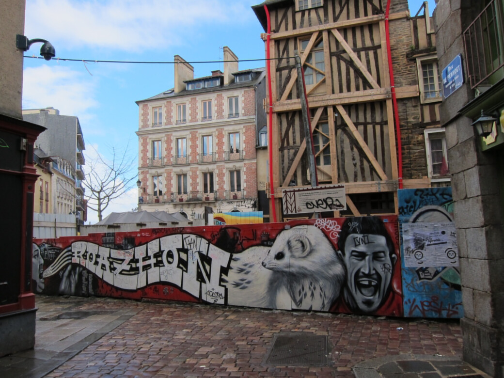 Graffiti breton, à Rennes