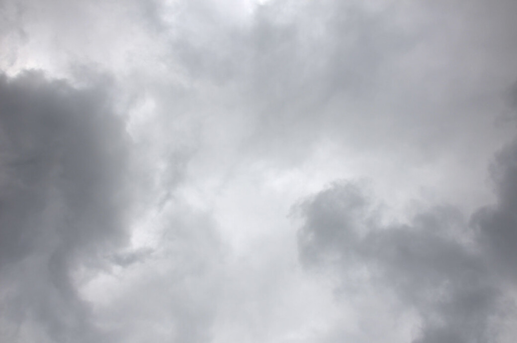 Ciel de coton gris