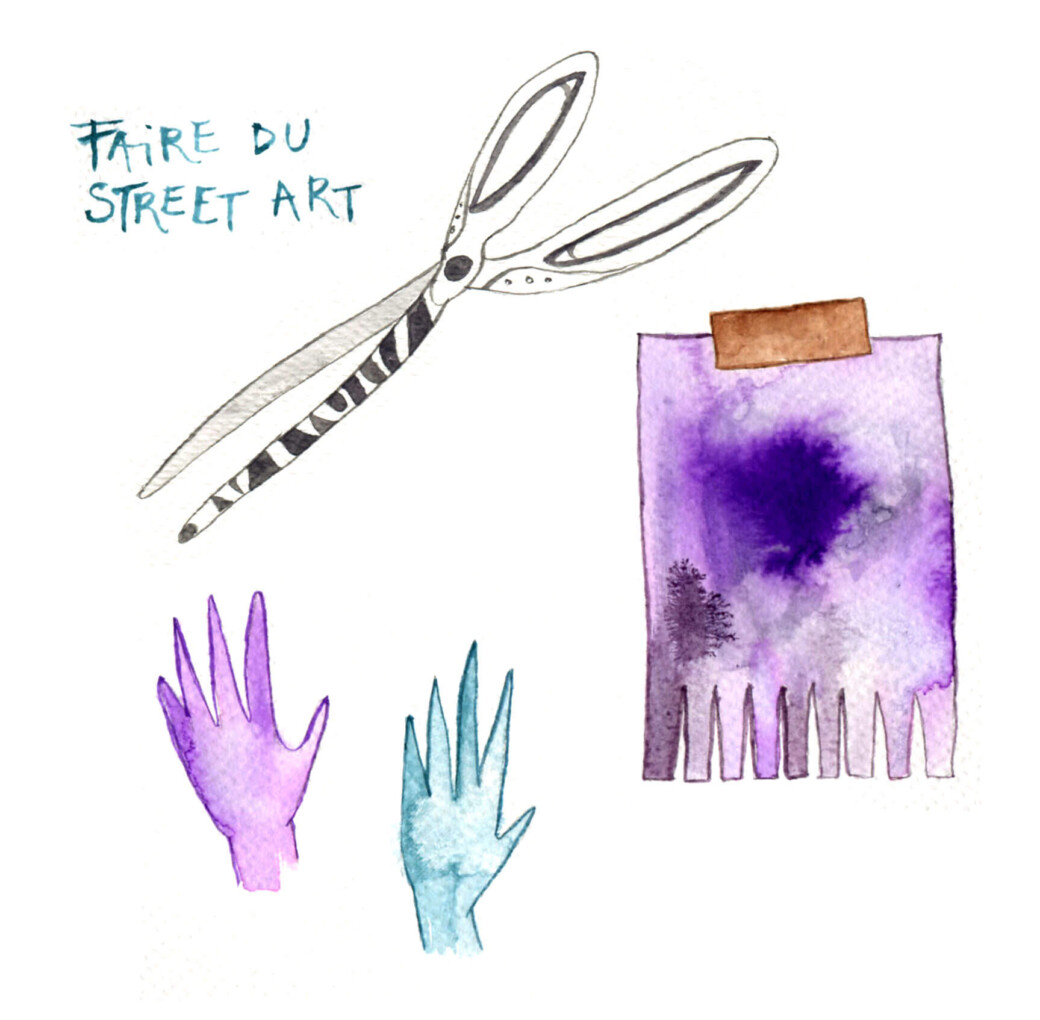 Faire du street art