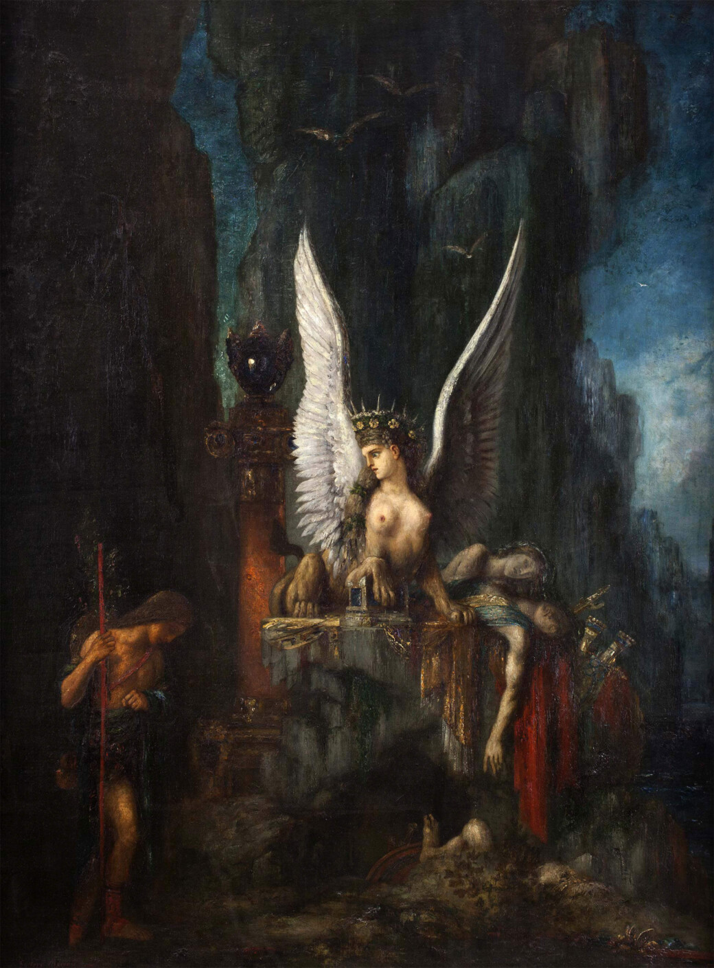 « Œdipe voyageur ou L'Égalité devant la Mort » de Gustave Moreau