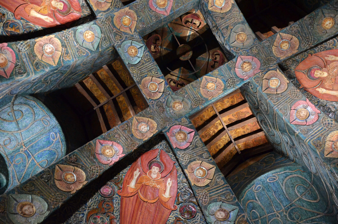 Plafond de la Watts Chapel