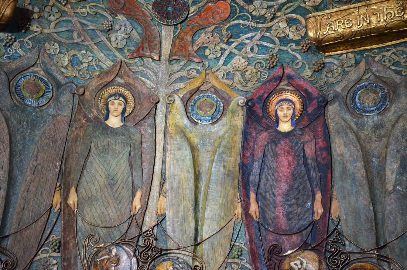 Intérieur de la Watts Chapel.