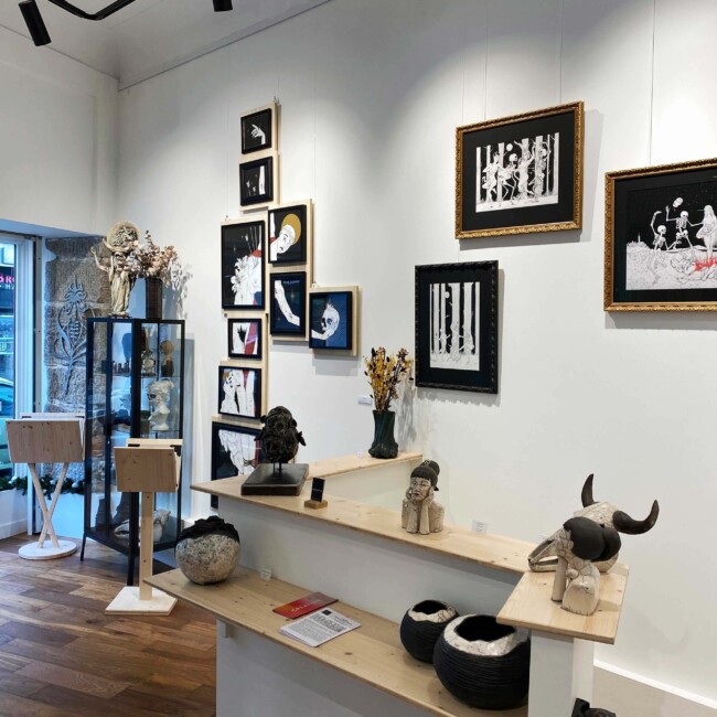 Intérieur de la Galerie.
