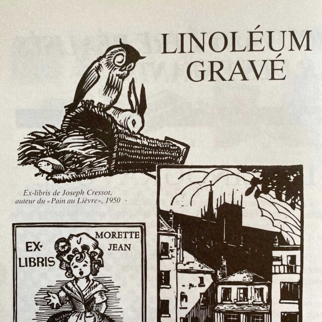 Linoléum gravé
