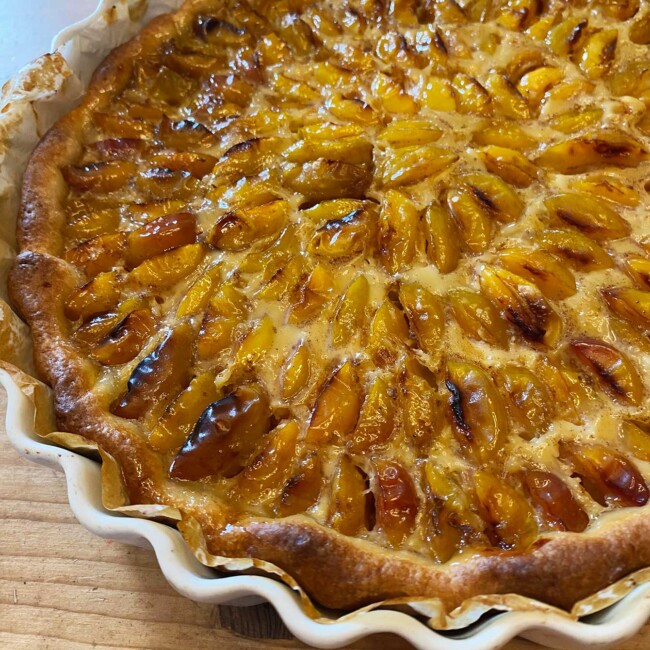 Tarte aux mirabelles