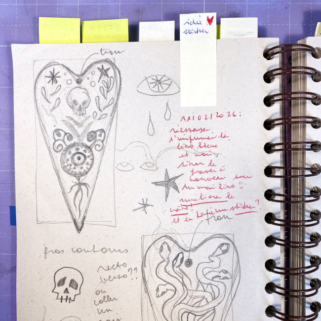 Croquis pour un sticker
