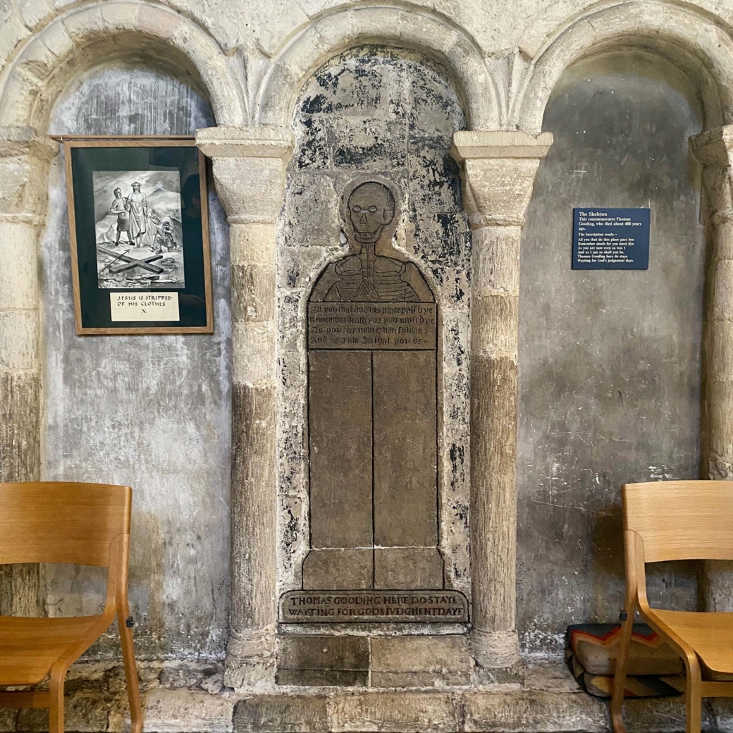 Vue d’ensemble de la tombe